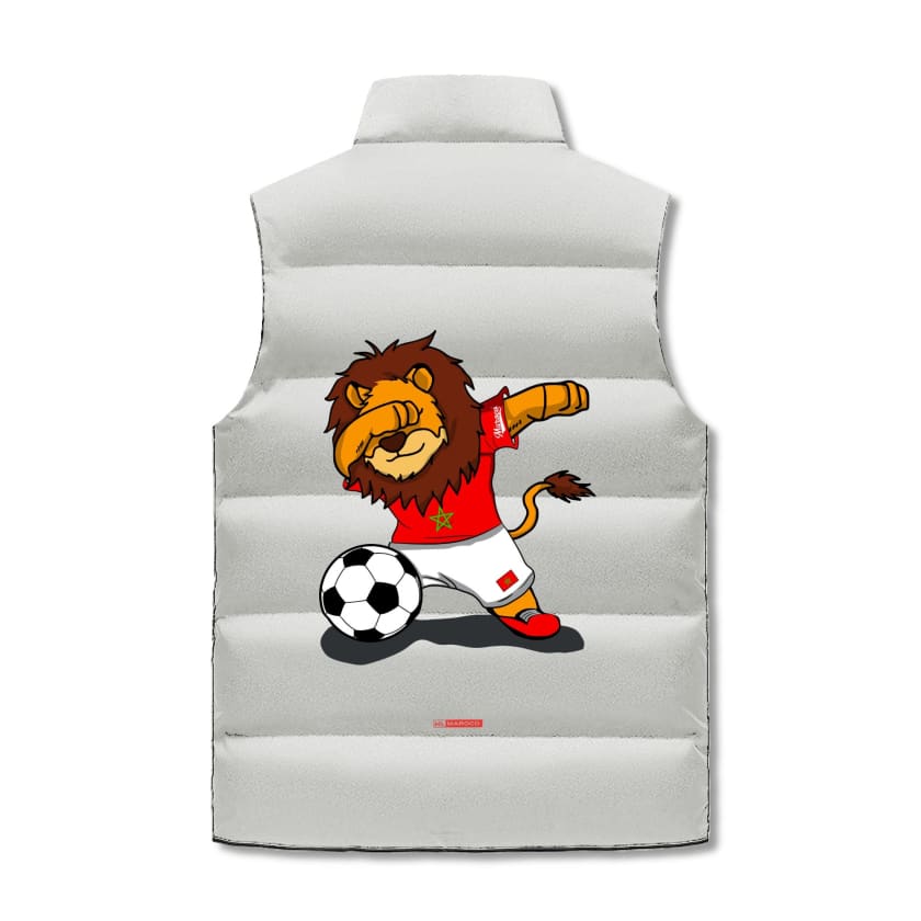 Gilet polaire MA Lion dansant chaud à col montant