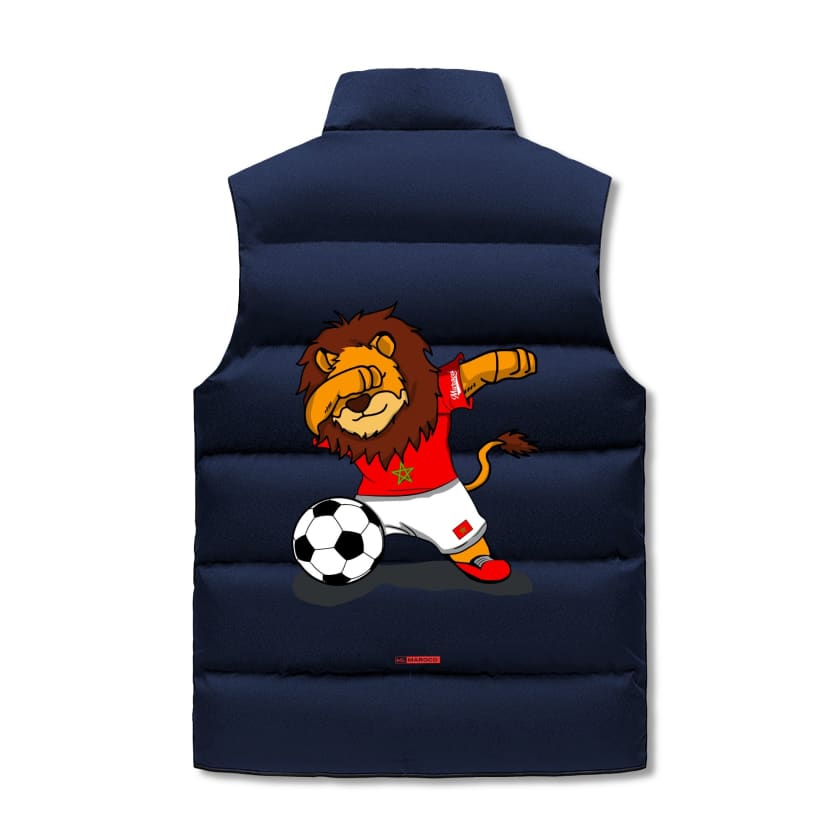 Gilet polaire MA Lion dansant chaud à col montant