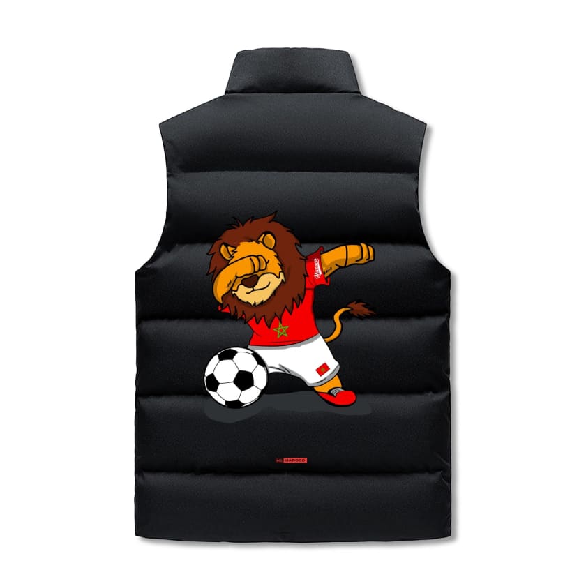 Gilet polaire MA Lion dansant chaud à col montant