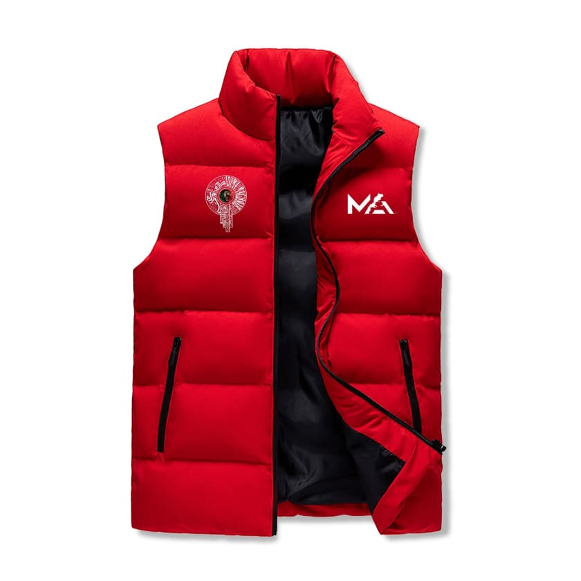 Gilet polaire MA Logo Tamaghrabit chaud à col montant