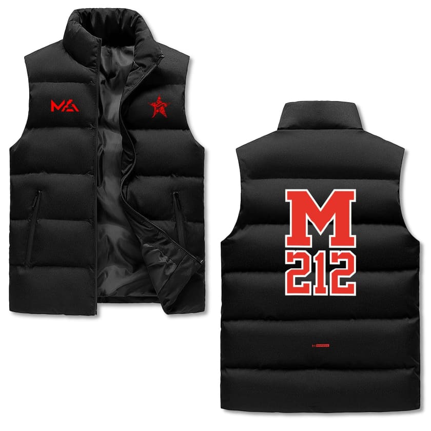 Gilet polaire MA M212 chaud à col montant et fermeture