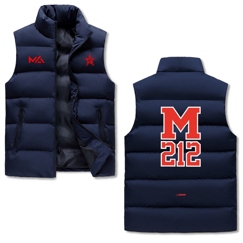 Gilet polaire MA M212 chaud à col montant et fermeture