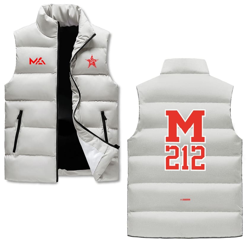 Gilet polaire MA M212 chaud à col montant et fermeture