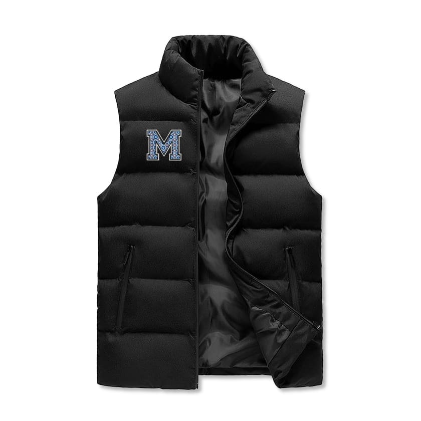 Gilet polaire MA Zellige chaud col montant