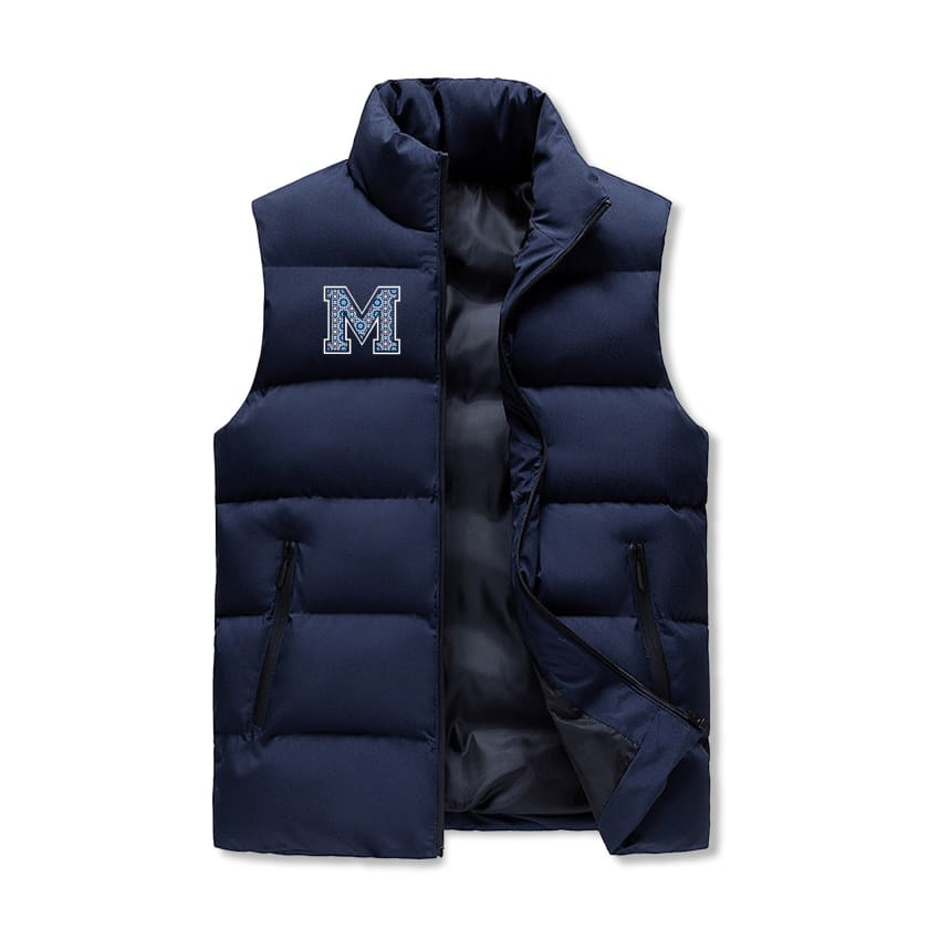 Gilet polaire MA Zellige chaud col montant