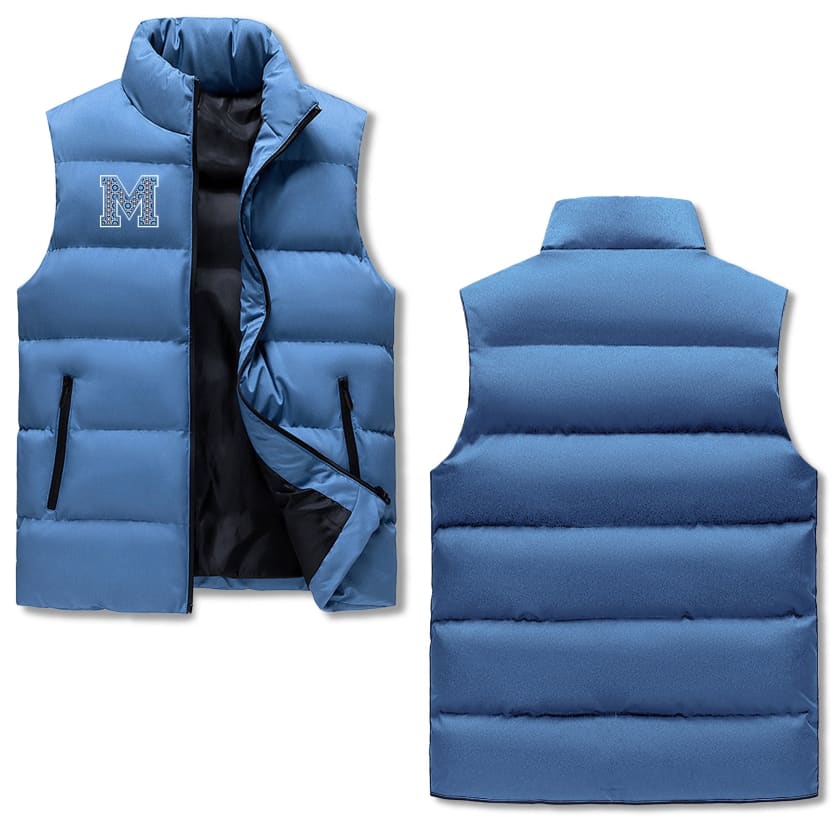 Gilet polaire MA Zellige chaud col montant