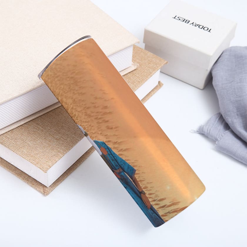 Gobelet Personnalisé en acier inoxydable avec couvercle 20OZ