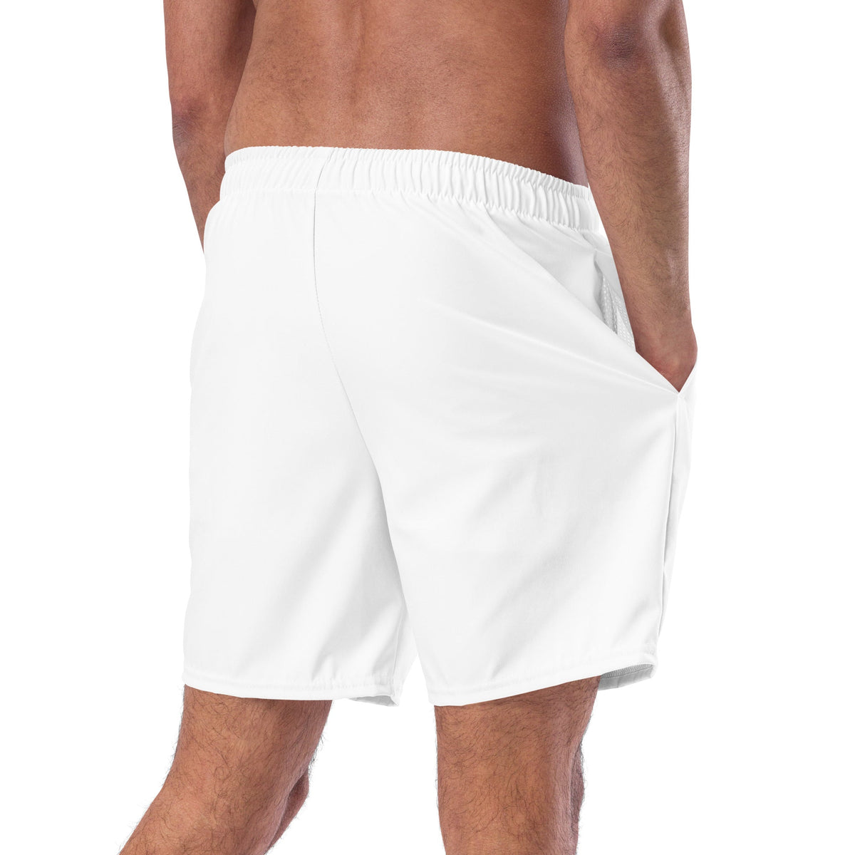 Maillot de bain blanc dima Maroc logo fédération inspi homme