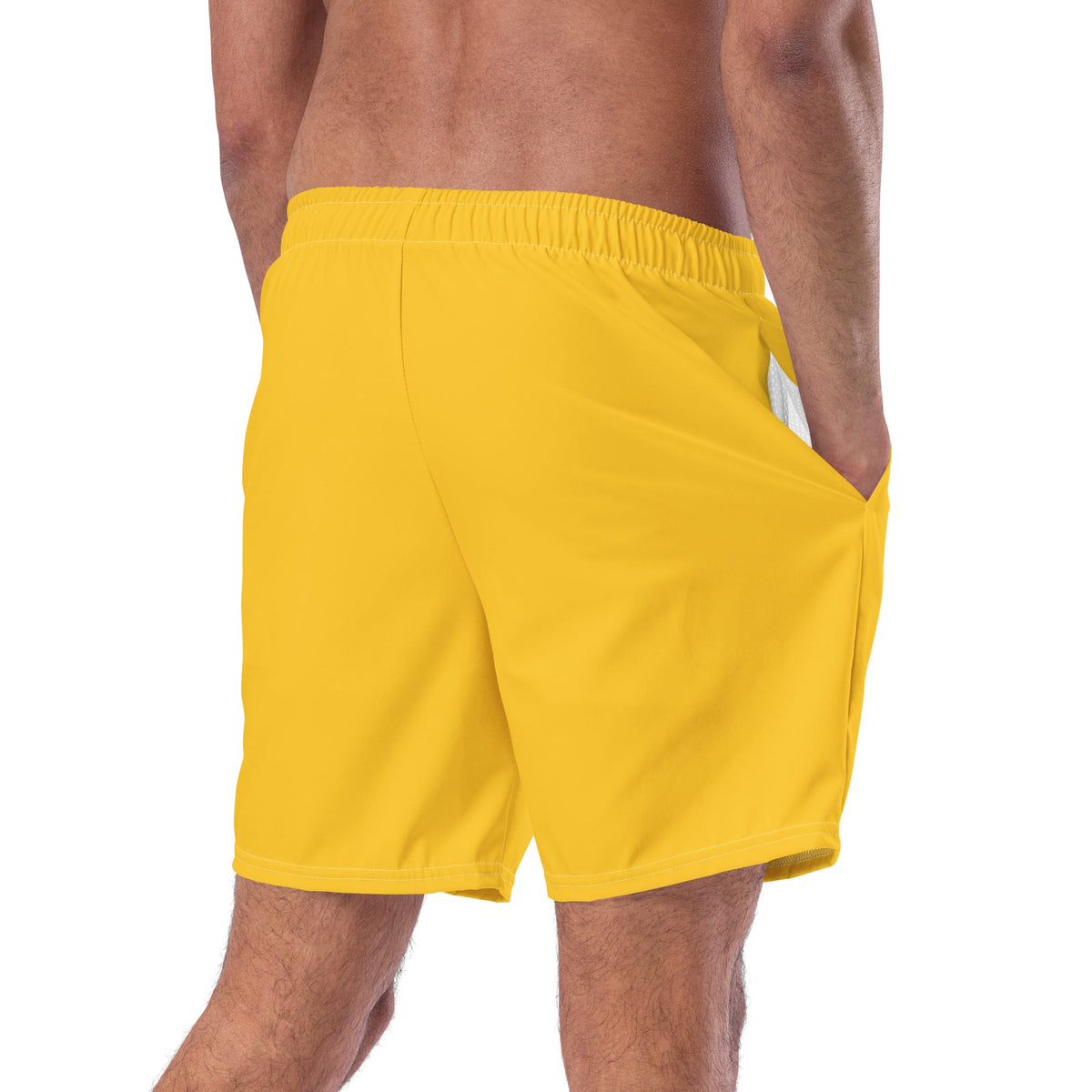 Maillot de bain jaune dima Maroc logo fédération homme