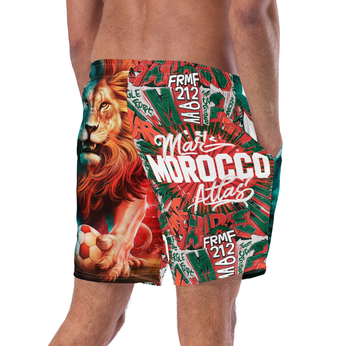 Maillot de bain Morocco lion homme