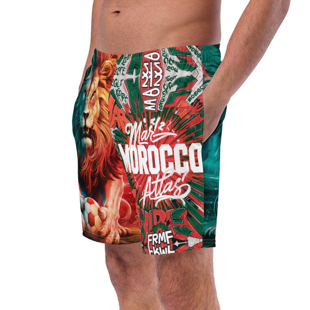 Maillot de bain Morocco lion homme