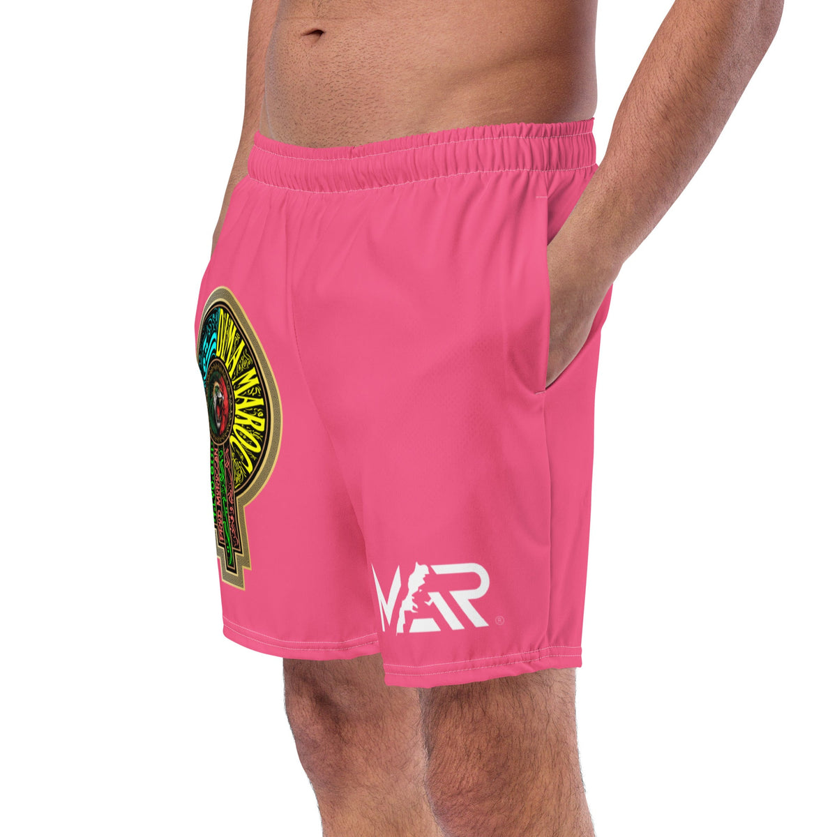 Maillot de bain rose dima Maroc logo fédération homme