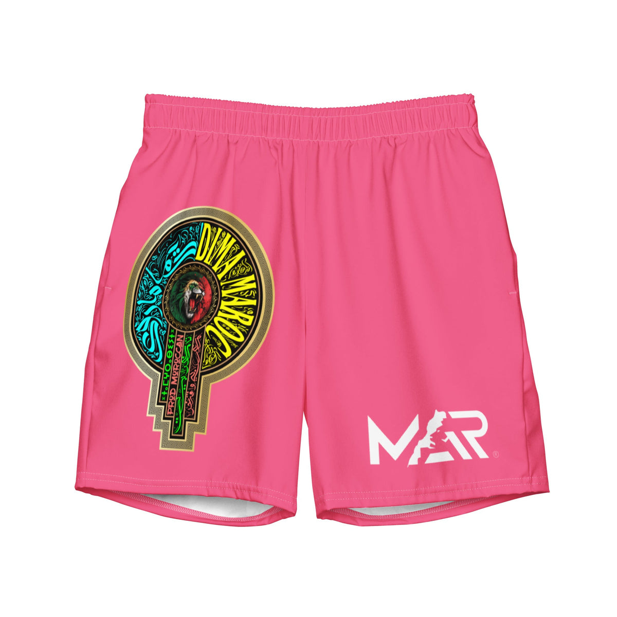 Maillot de bain rose dima Maroc logo fédération homme