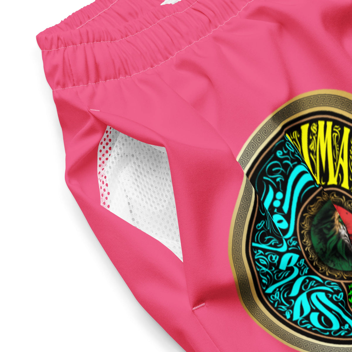 Maillot de bain rose dima Maroc logo fédération homme