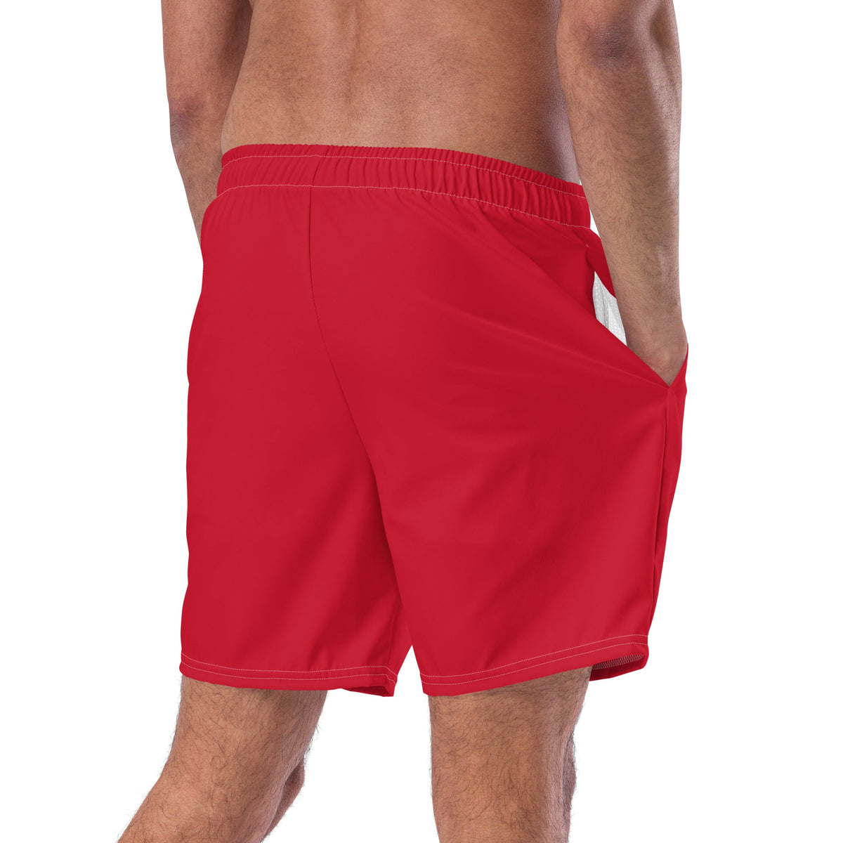 Maillot de bain rouge dima Maroc logo fédération inspi homme