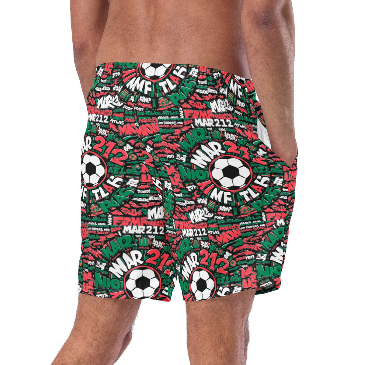 Maillot de bain supporter foot Marocain homme