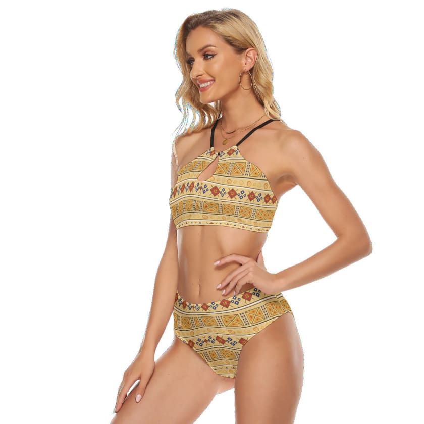 Maillot de bain une pièce motif berbère