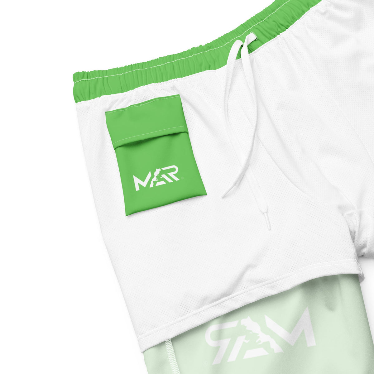 Maillot de bain vert pistache dima Maroc logo fédération
