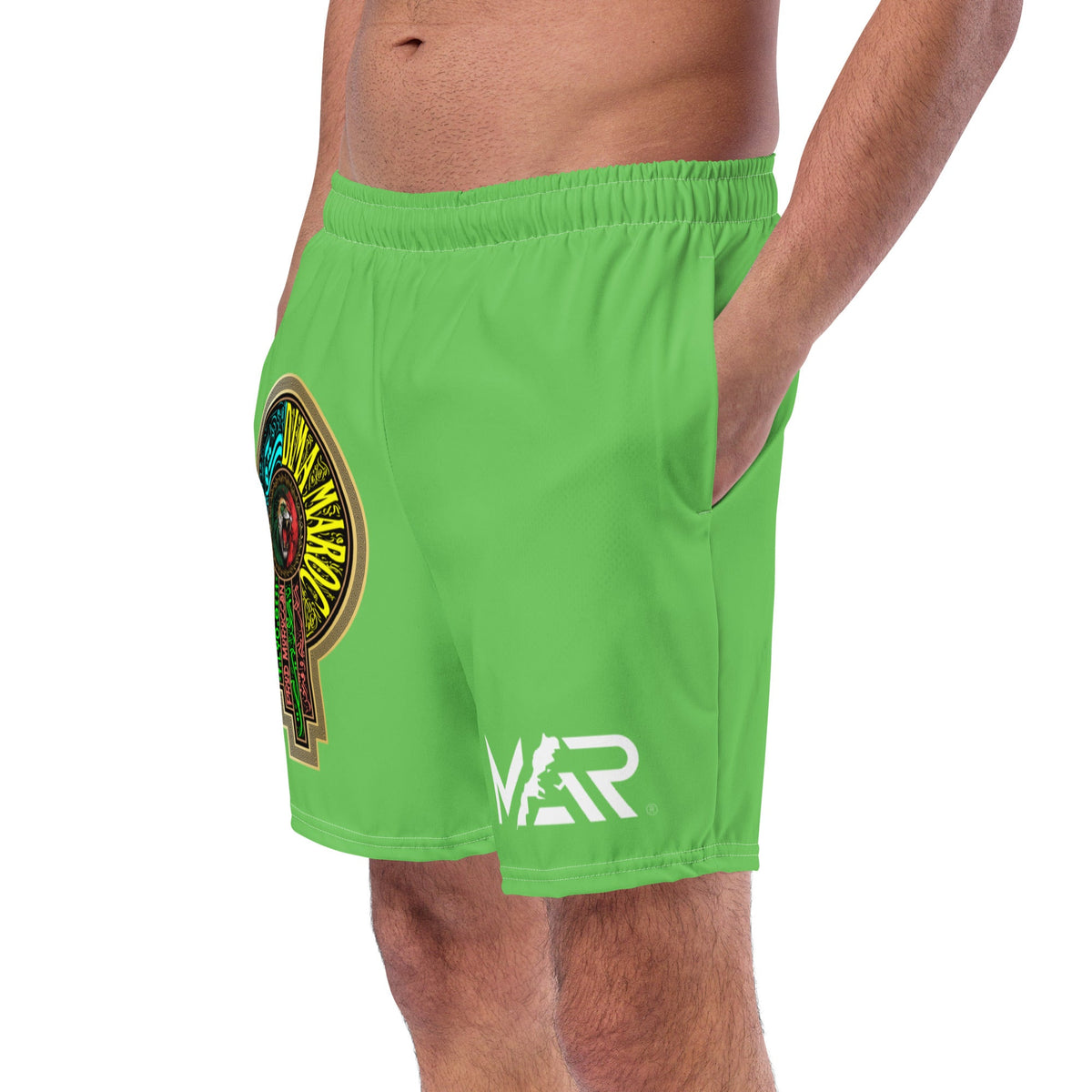 Maillot de bain vert pistache dima Maroc logo fédération