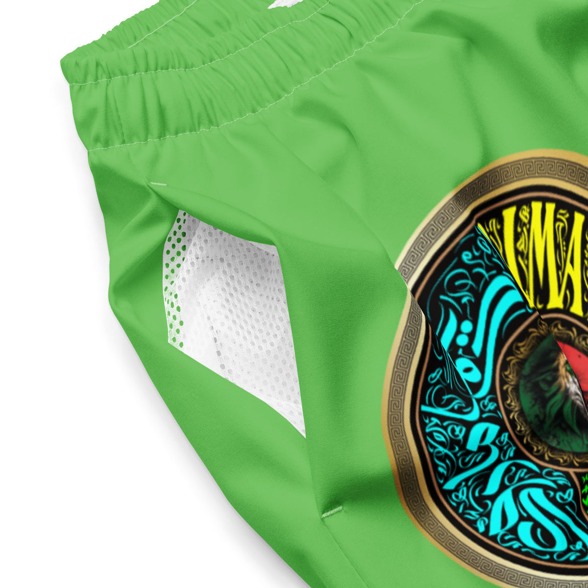 Maillot de bain vert pistache dima Maroc logo fédération