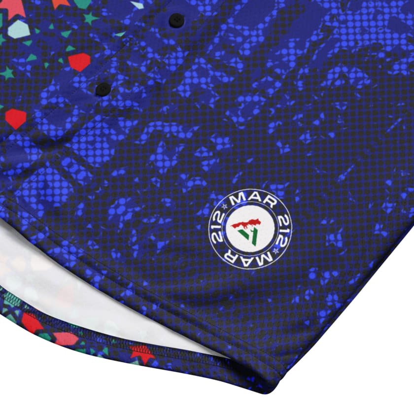 Maillot de baseball Motif zellige Marocain