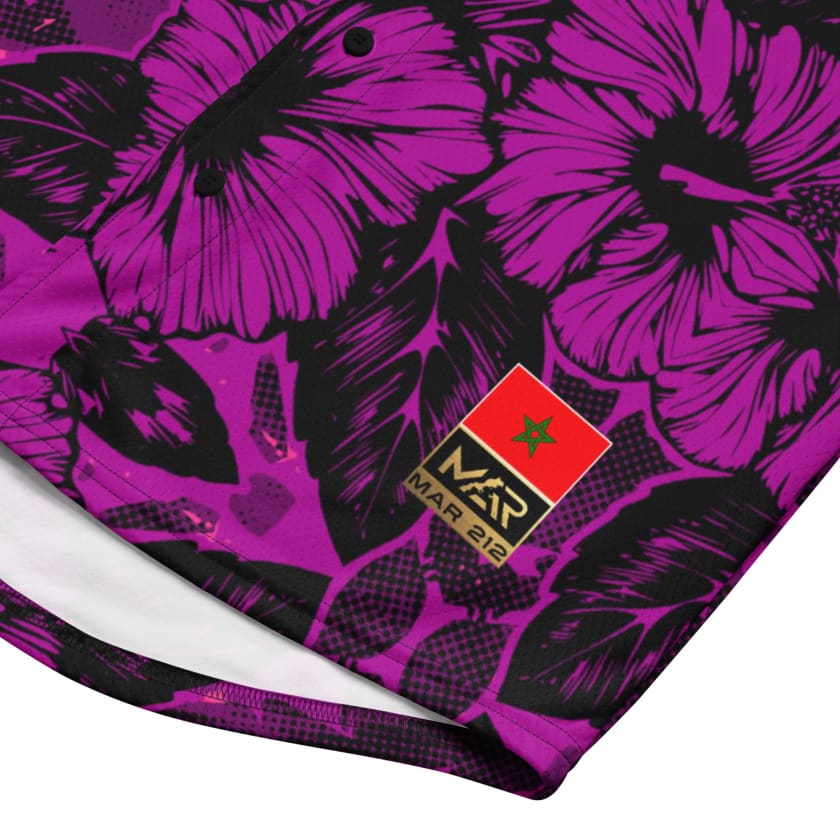 Maillot de baseball Palestine rose