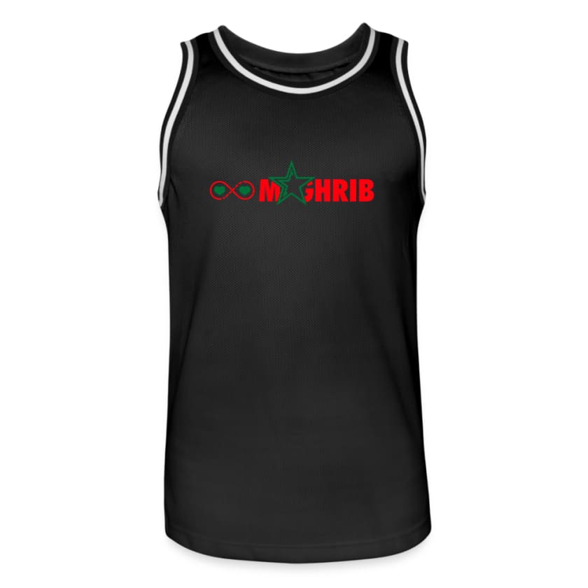 Maillot de basket LOVEMAR infini Homme - noir/blanc