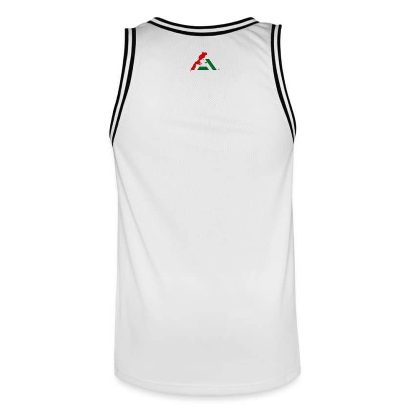 Maillot de basket LOVEMAR infini Homme - blanc/noir