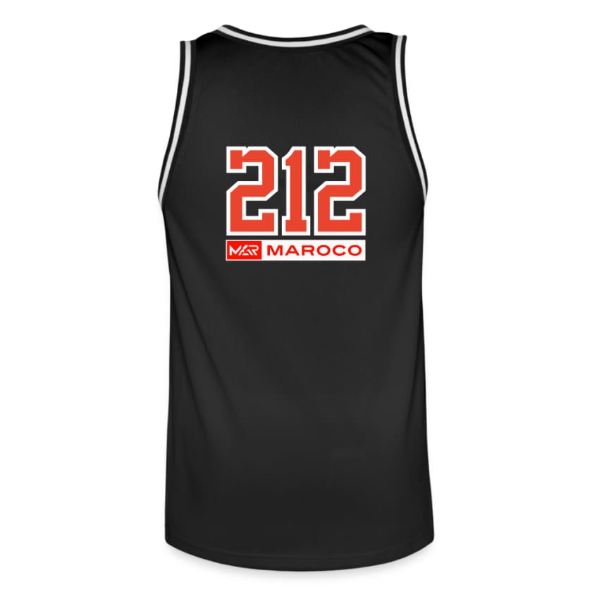 Maillot de basket MAR212 Homme - noir/blanc