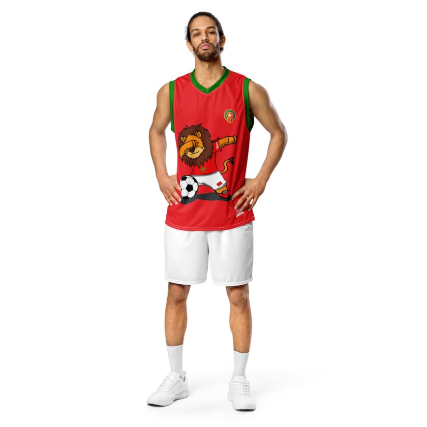 Maillot de basket Maroc Débardeur Foot Maroc Lion de l’Atlas