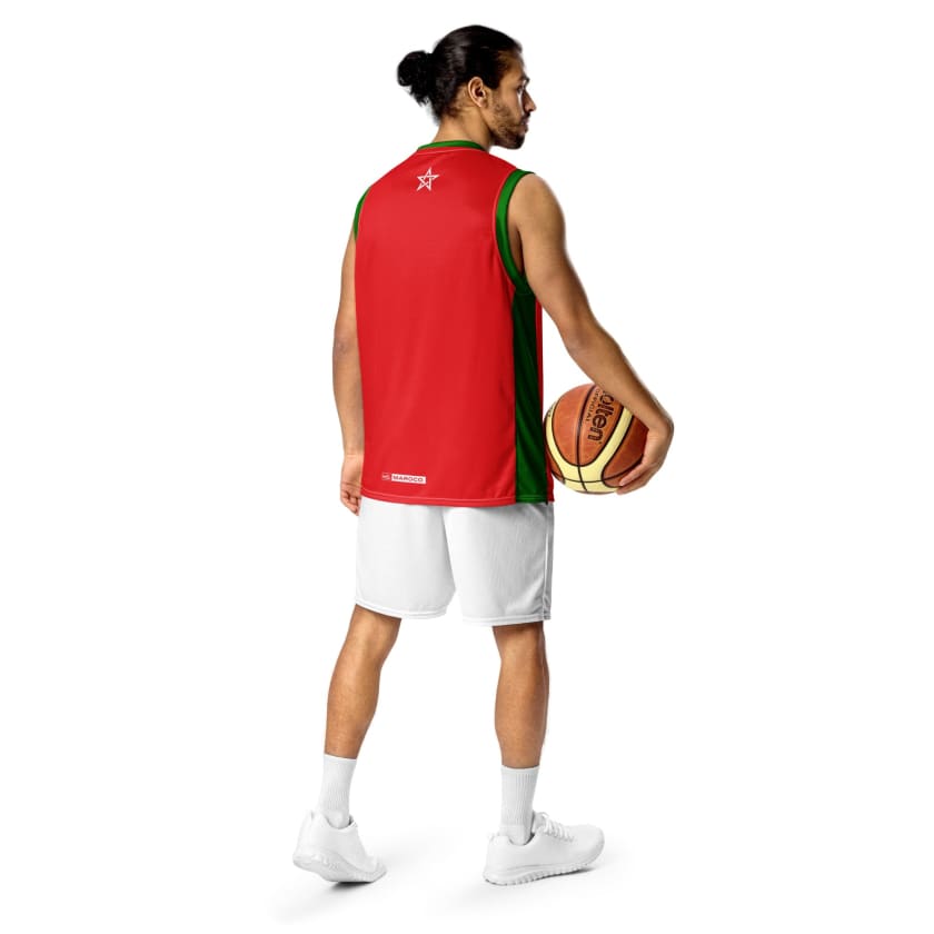 Maillot de basket Maroc Débardeur Foot Maroc Lion de l’Atlas