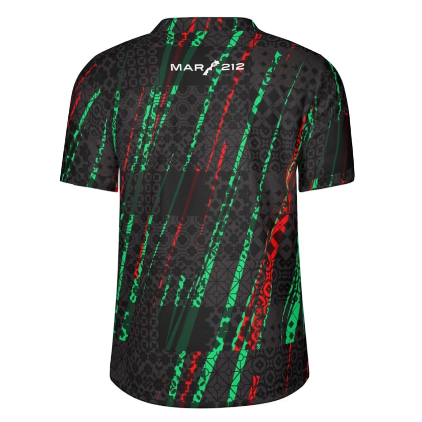 Maillot de foot du Maroc MAR212 noir