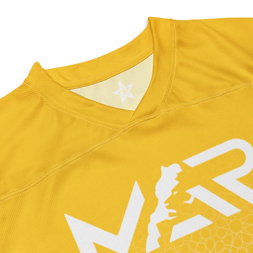 Maillot de foot manche longue MAROC jaune