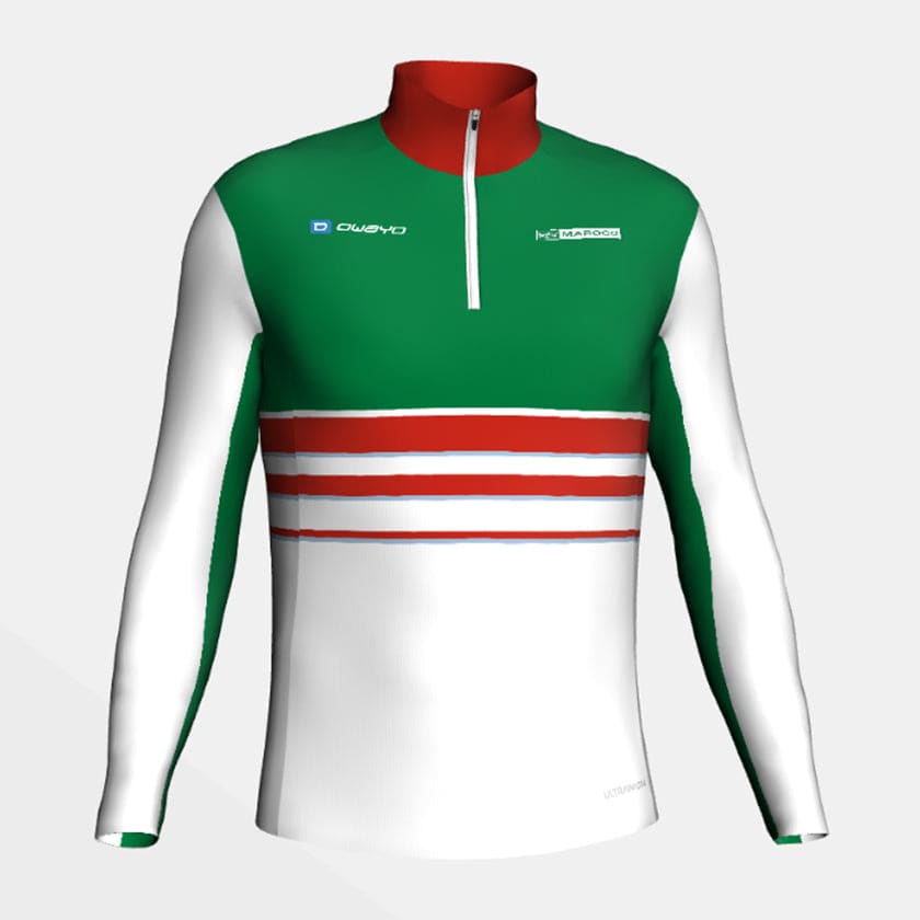 Maillot de running Maroc hiver Pro Étoile Morocco