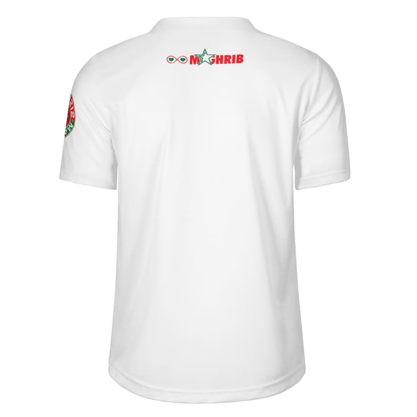 Maillot foot Maroc MAR Blanc