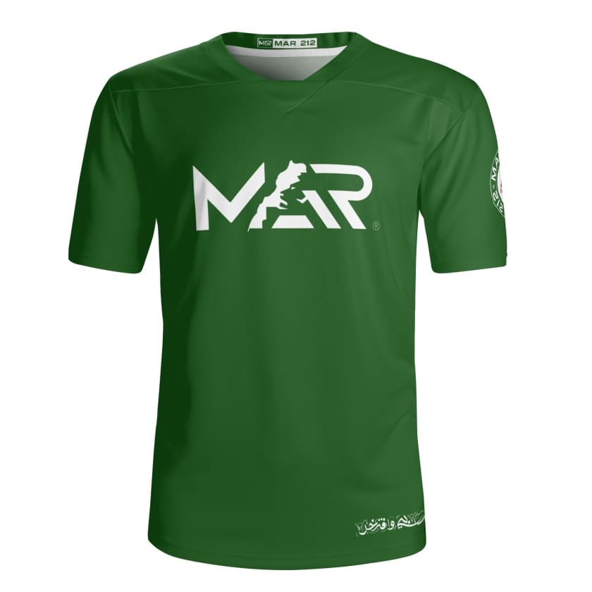 Maillot foot Maroc MAR Vert