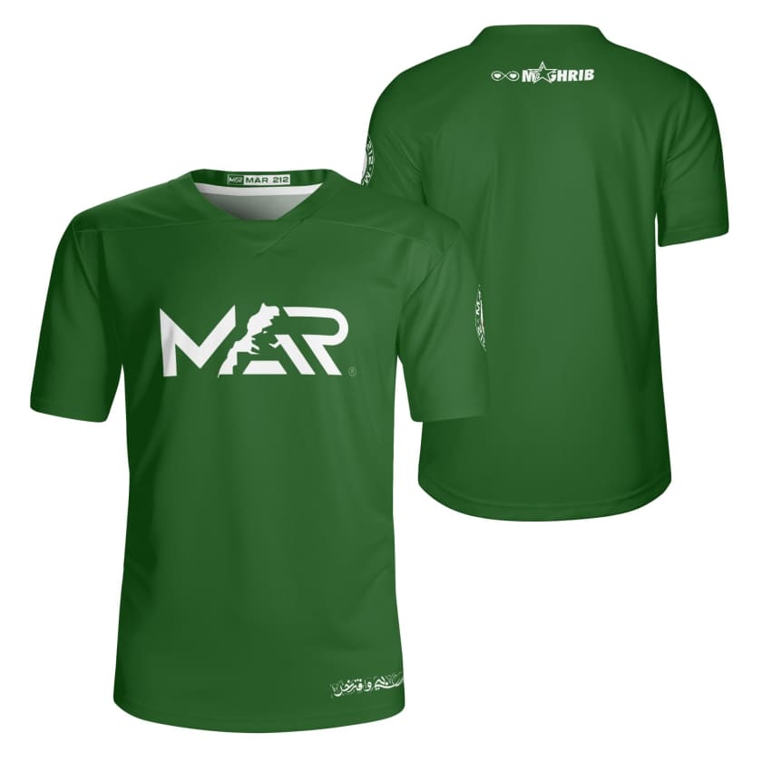 Maillot foot Maroc MAR Vert