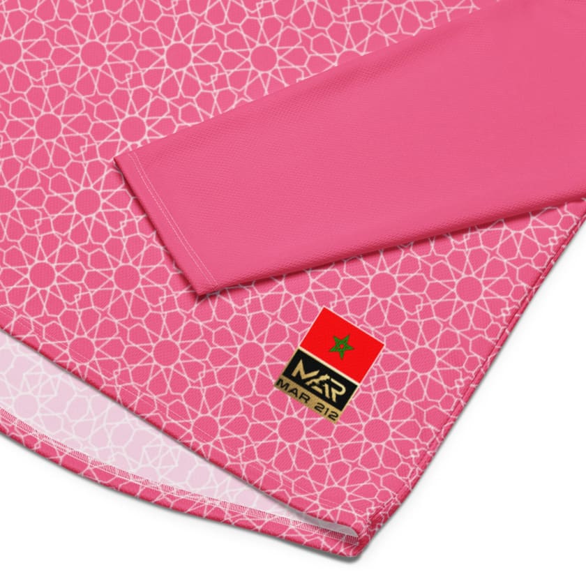 Maillot manches longues foot rose Maroc