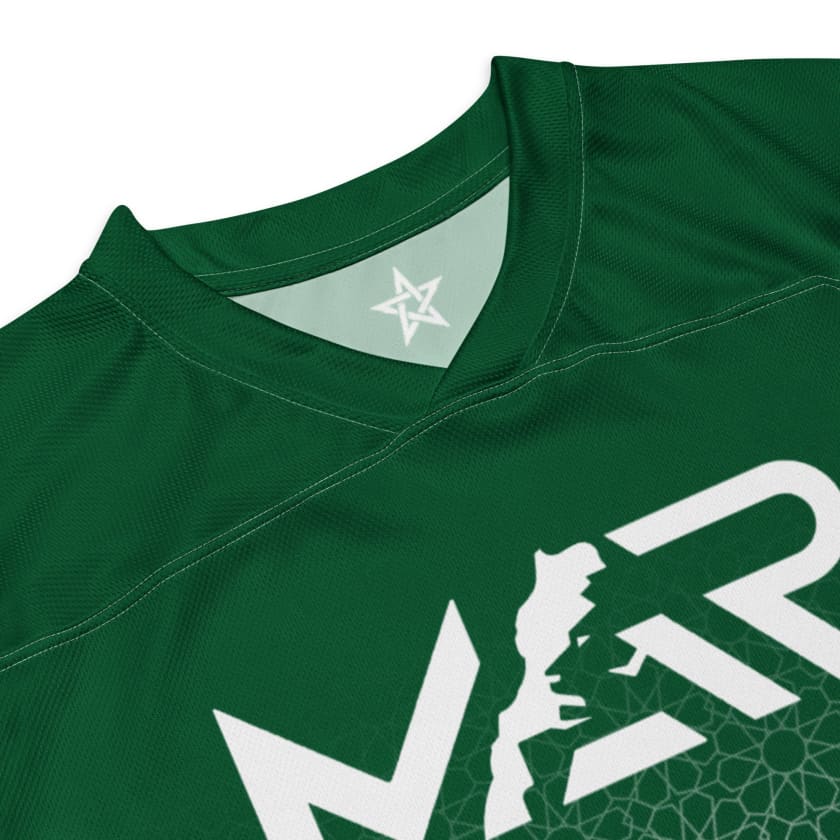 Maillot manches longues foot vert Maroc