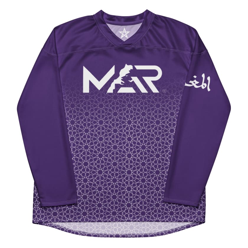 Maillot manches longues foot violet Maroc