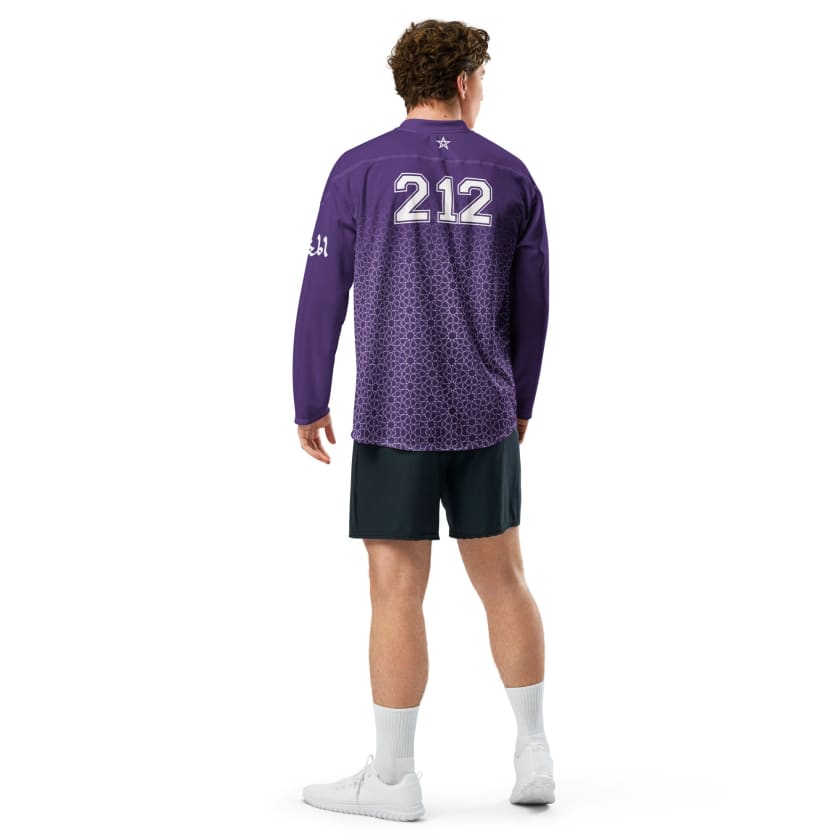 Maillot manches longues foot violet Maroc