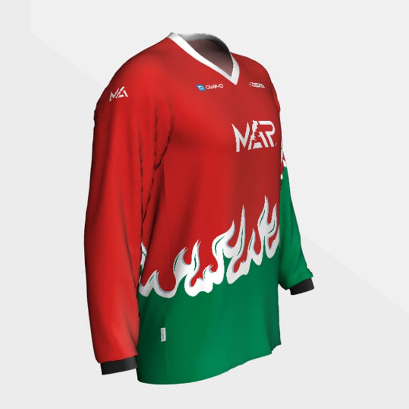 Maillot MAR étoile Morocco manches longues