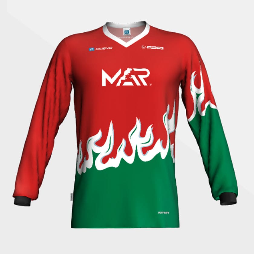 Maillot MAR étoile Morocco manches longues