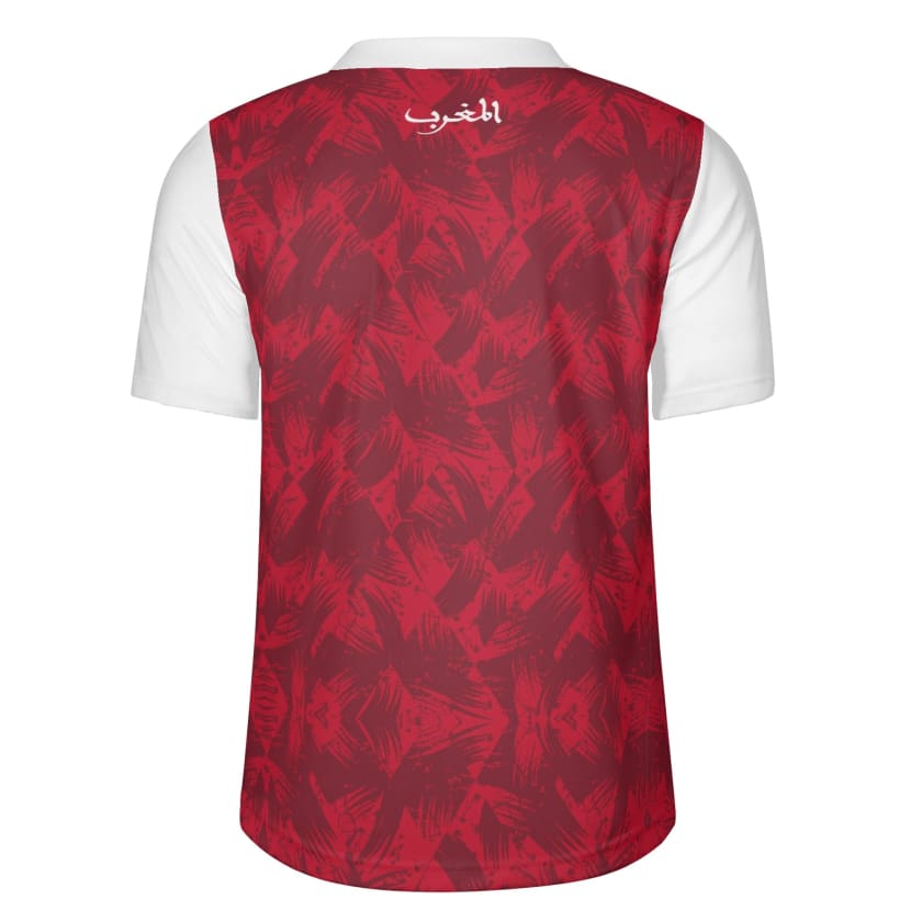 Maillot MAR Morocco Star rouge
