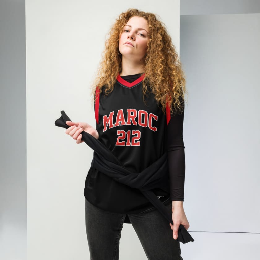 Maillot Maroc 212 streetwear débardeur de basket haute