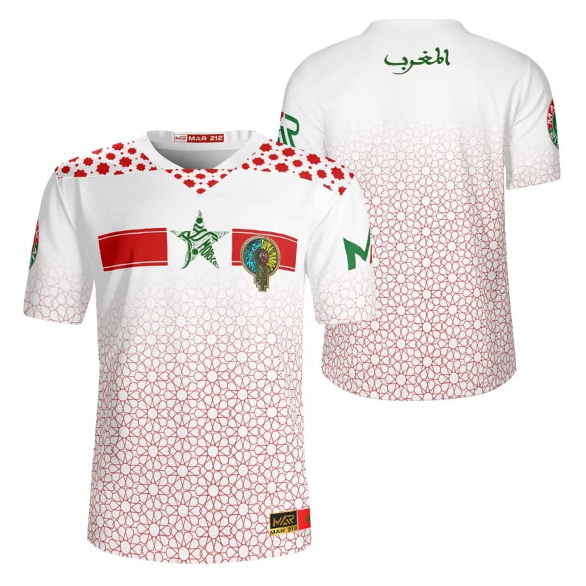 Maillot Maroc blanc