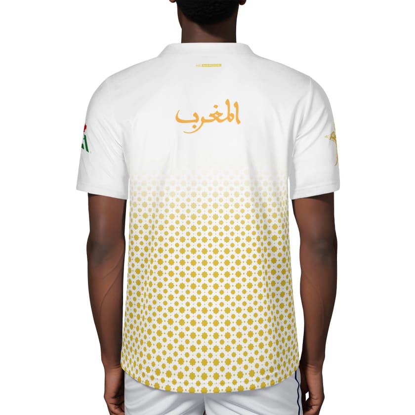Maillot Maroc Blanc Édition spéciale MAR Dima maghrib