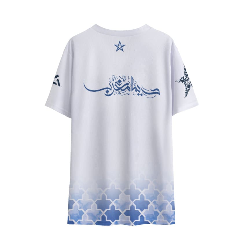 Maillot Maroc Blanc Luxe Zellige MAR création by Maroco