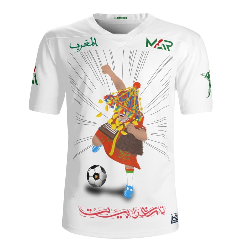 Kit De Football Du Maroc, Modèle De Maillot Pour Maillot De