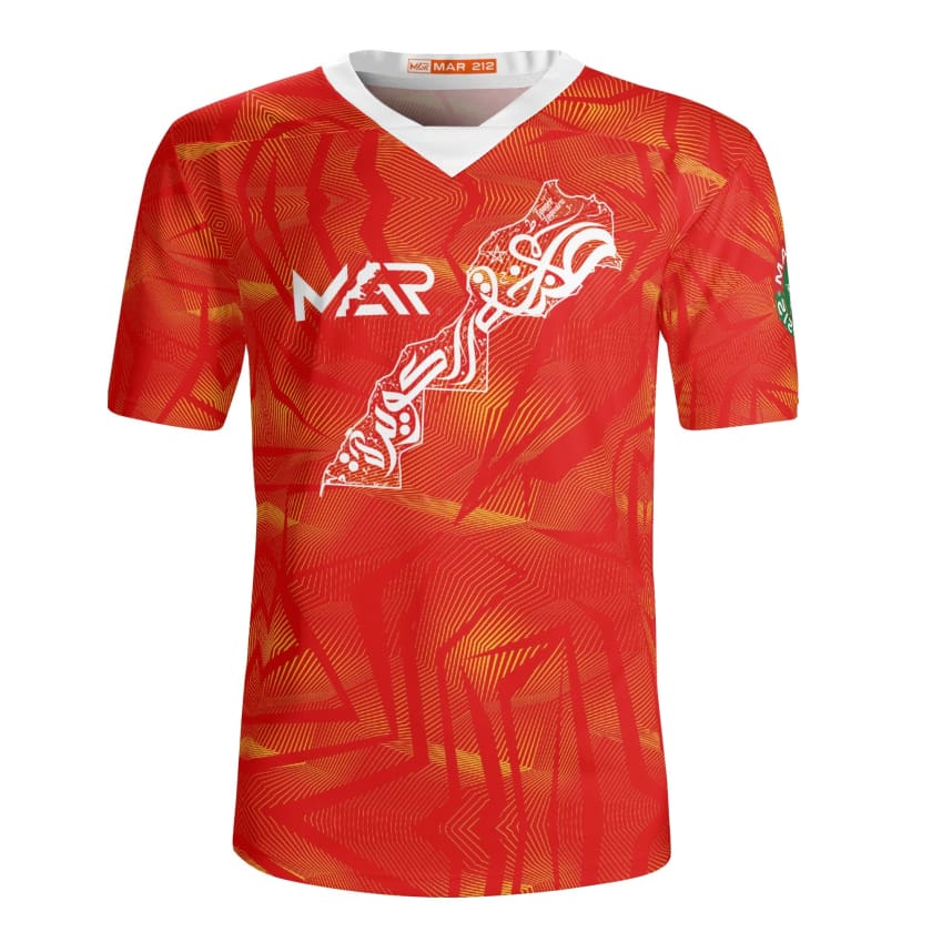 Maillot Maroc Club Berkane Carte Géo Complète